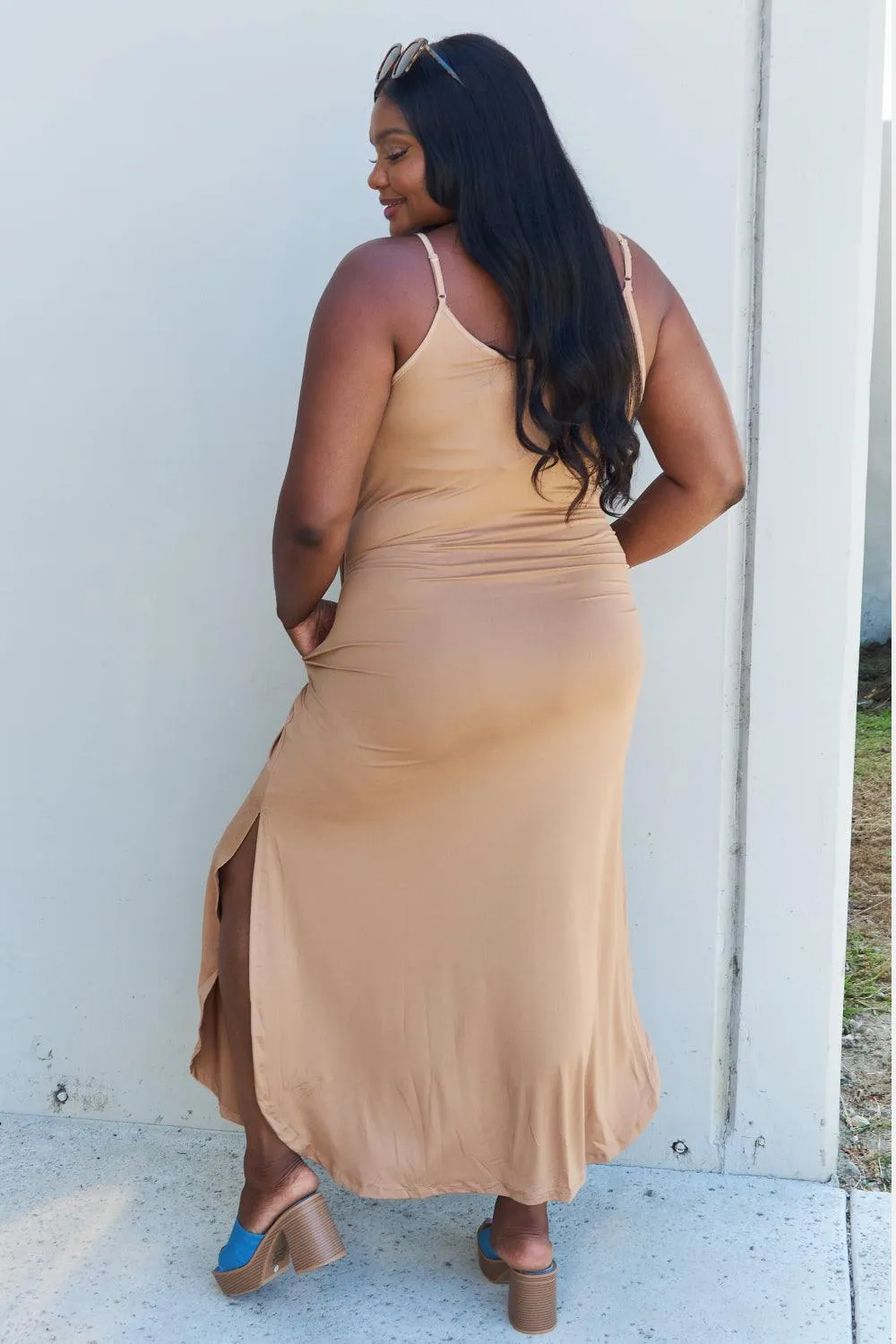 Cami Good Energy Maxi Dress in Camel