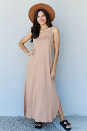 Cami Good Energy Maxi Dress in Camel