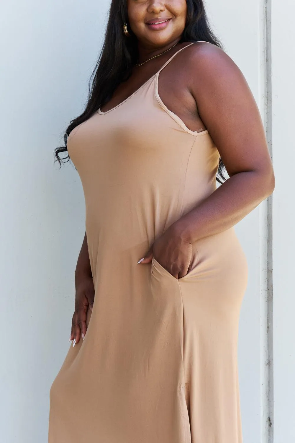 Cami Good Energy Maxi Dress in Camel