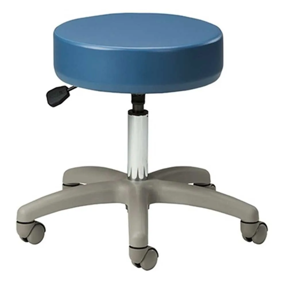 Clinton 5-Leg Pneumatic Lift Nylon Base Stool with Backrest Option