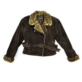Coat Leather By Wilsons Leather In Brown, Size: M