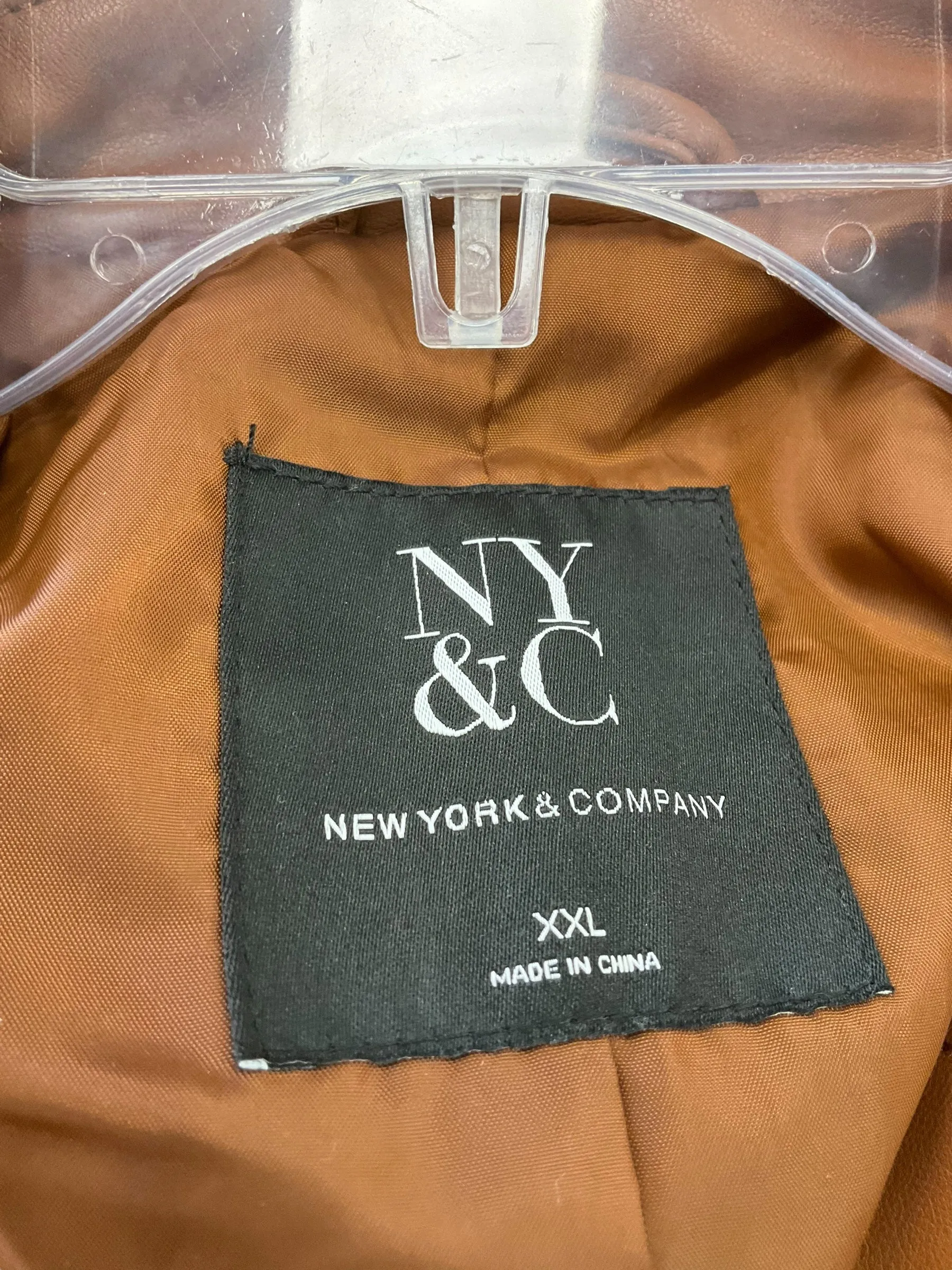 Coat Other By New York And Co In Brown, Size: 2x