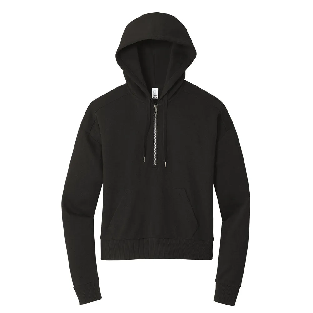 Customizable Ladies Tri-Fleece Hooded Pullover for Teachers with Rainbow Design
