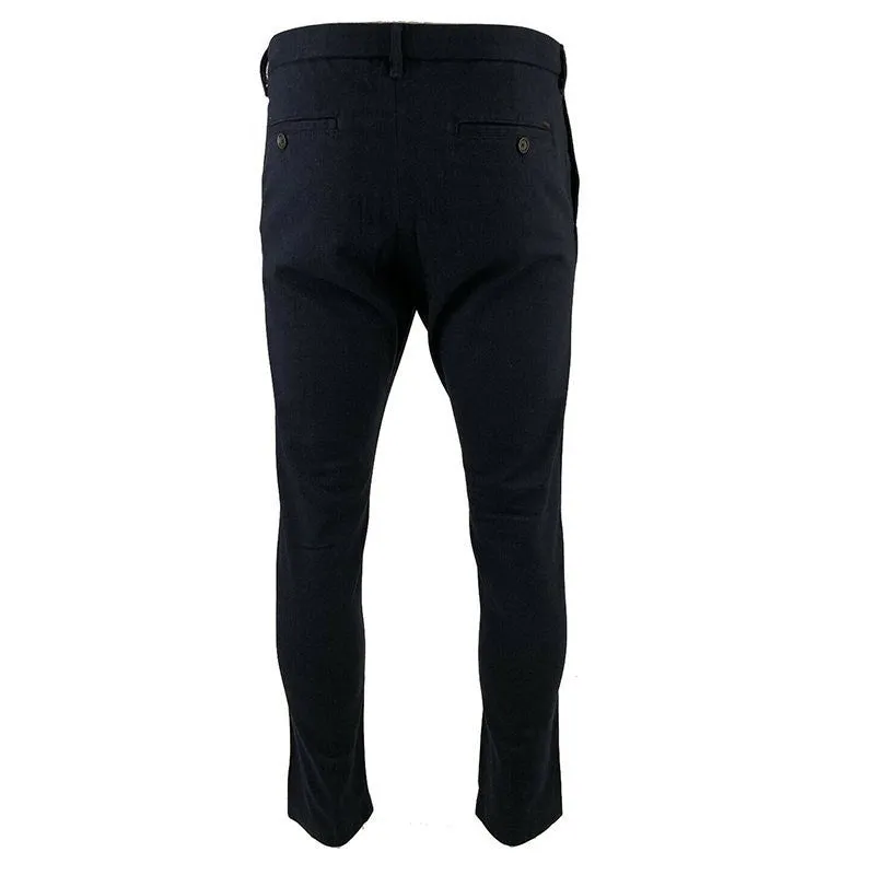 DIESEL CHI DEEP SMART 81E Mens Chino Trousers Stretch Casual Khakis Navy Pants
