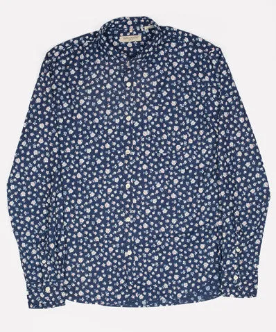 Indigo Flowers Shirt