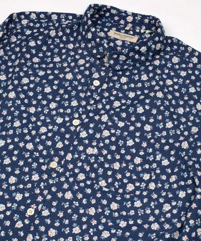 Indigo Flowers Shirt