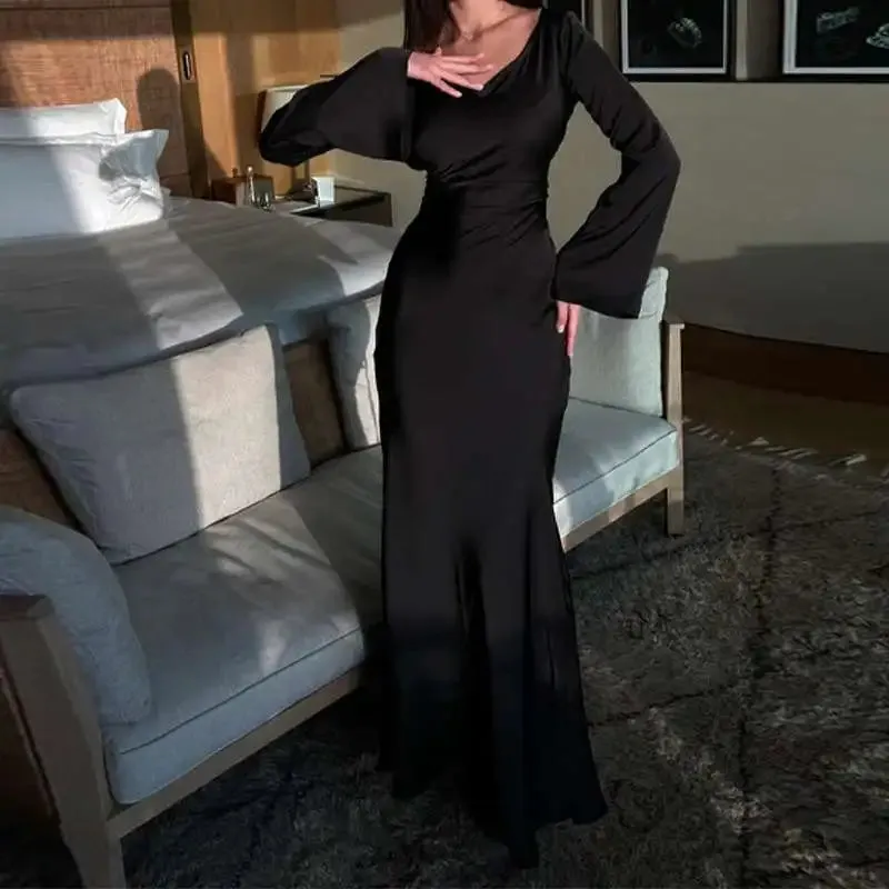Jessica - Satin Maxi Dress