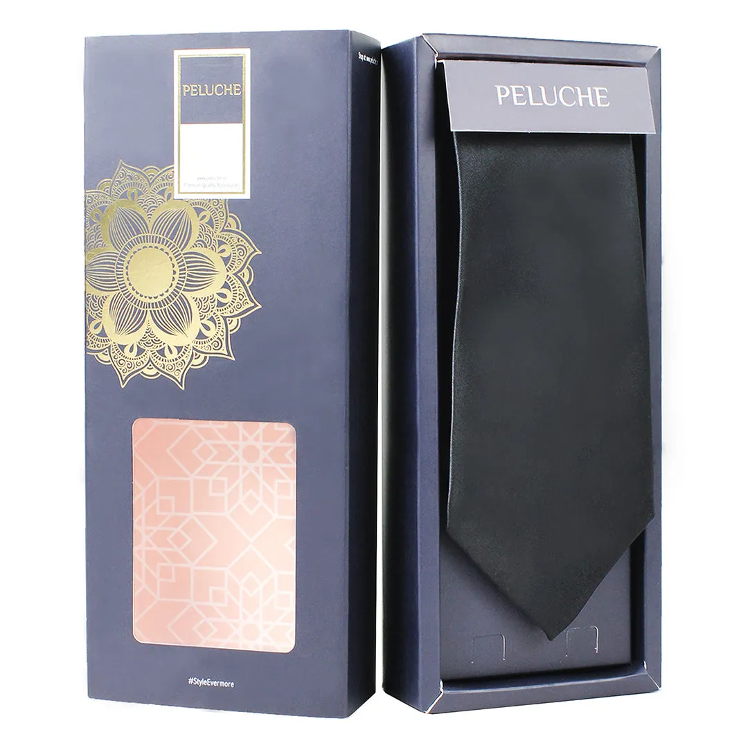 Peluche Refined Neck Tie & Pocket Square Set for Men
