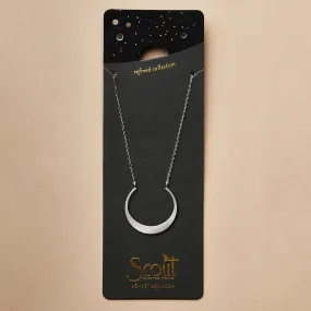 Refined Neck Crescent/Silver
