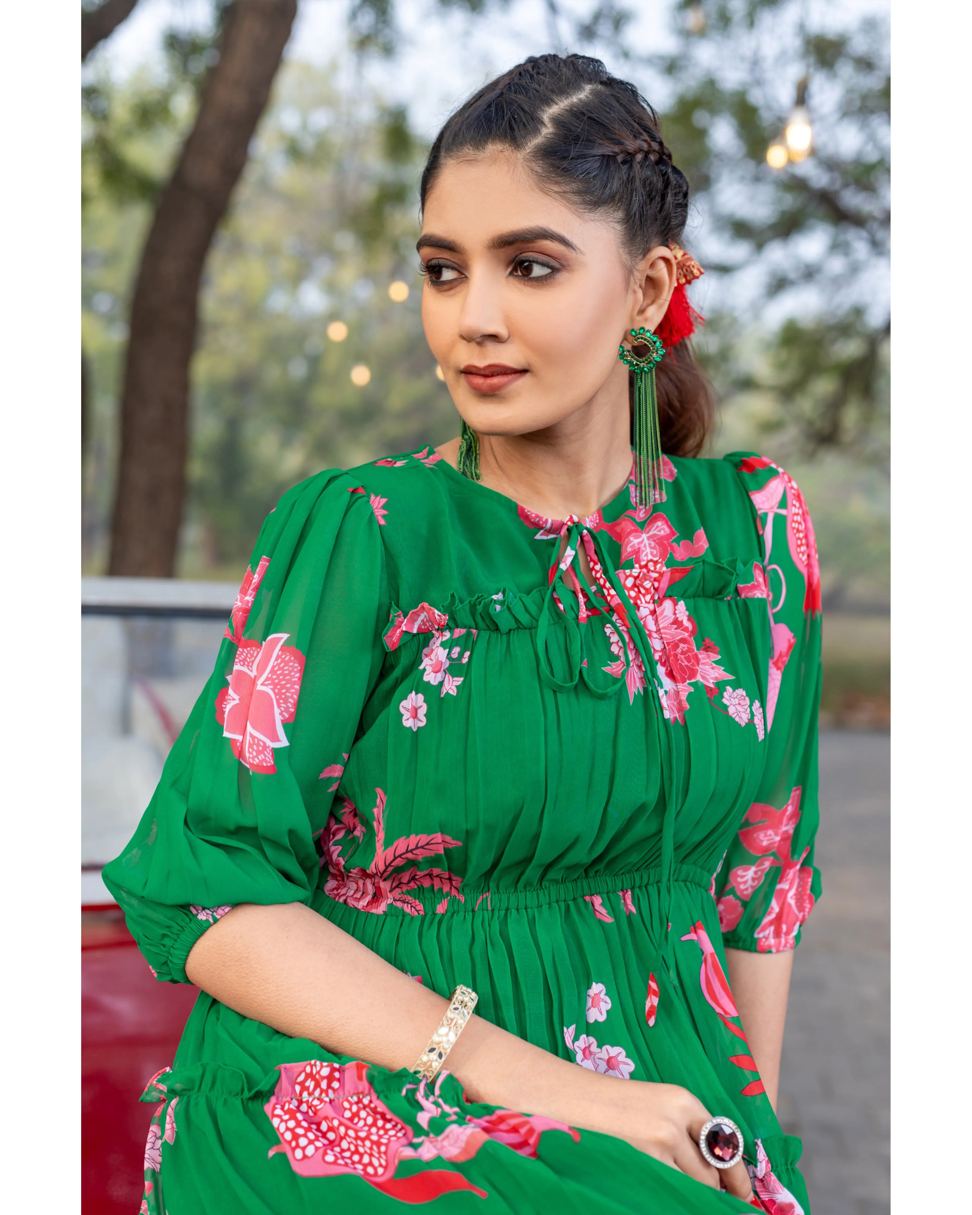 Spruce Bruce Floral Maxi Dress