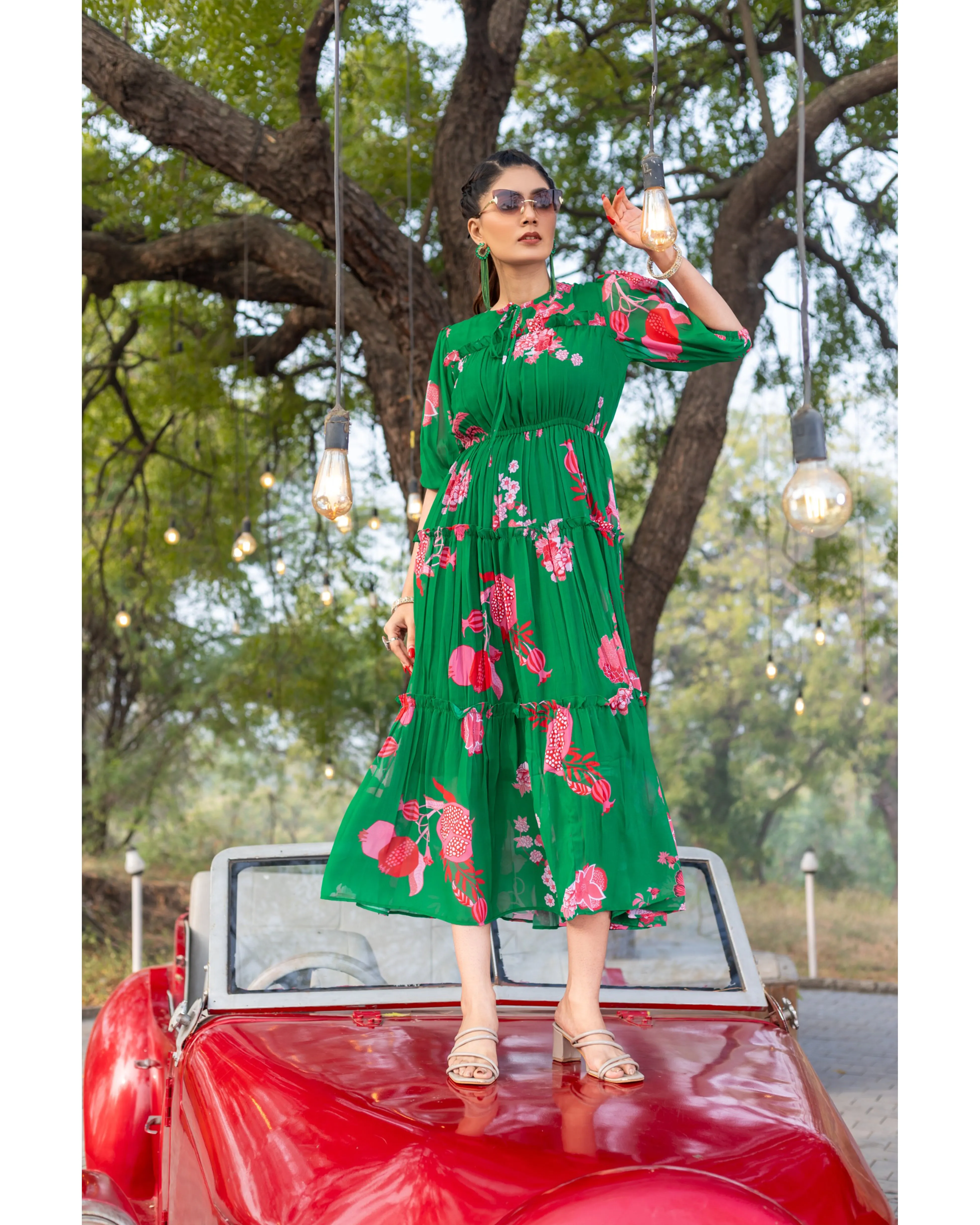 Spruce Bruce Floral Maxi Dress