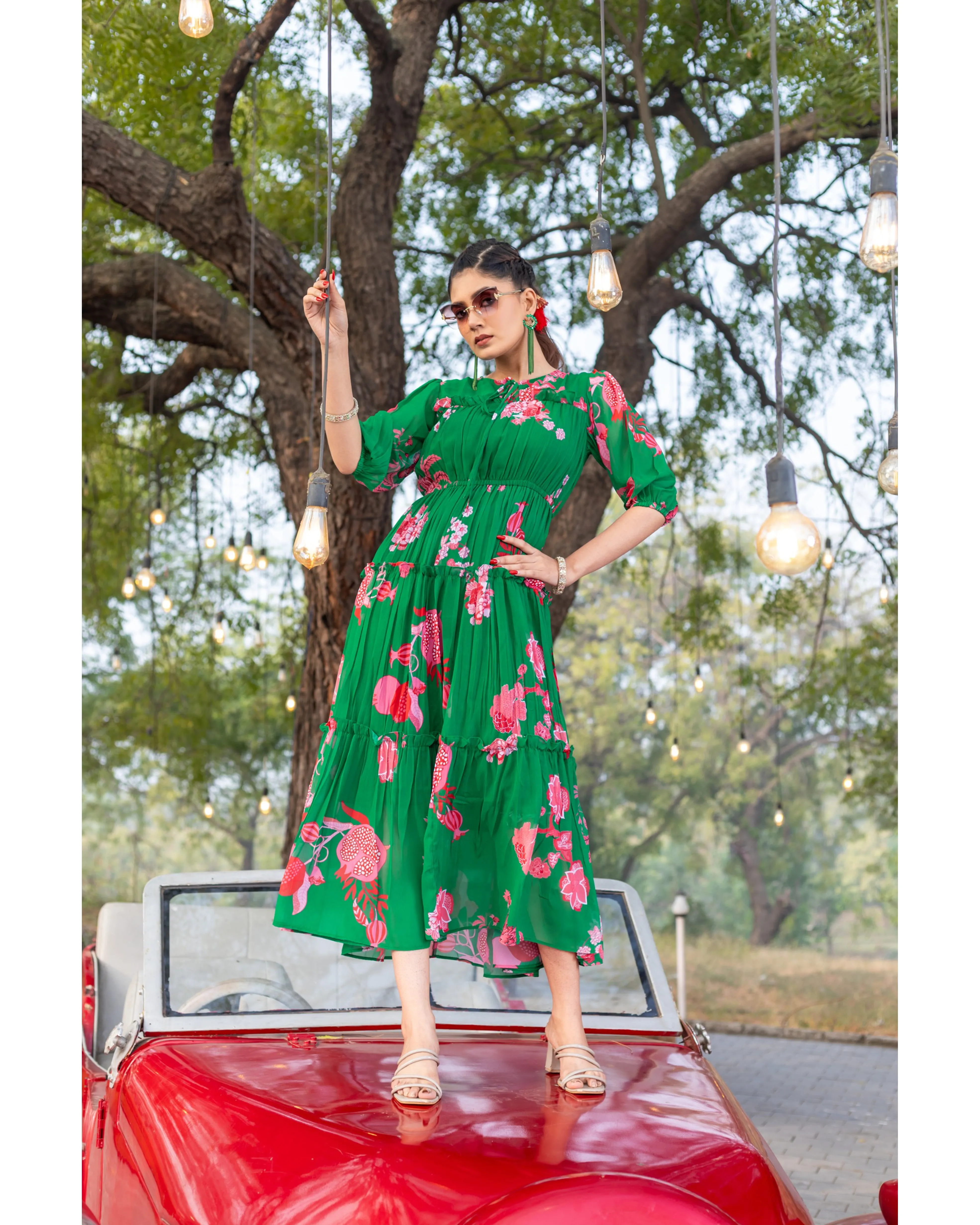 Spruce Bruce Floral Maxi Dress
