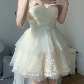 Talia Rose       Dress Kawaii Academia Y2K Cottagecore Coquette Fairycore Dollette Princesscore