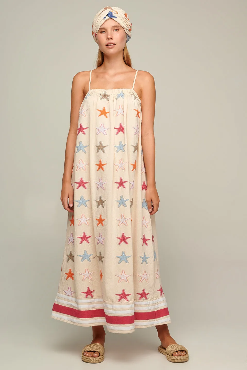 Zakar Strap Maxi Dress - Fuchsia Starfish